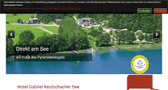 Desktop Screenshot of hotelgabriel.at