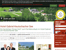 Tablet Screenshot of hotelgabriel.at